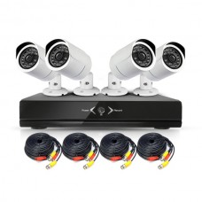 Комплект уличного видеонаблюдения на 4 камеры PST-AHD1080V4 2 Мп
